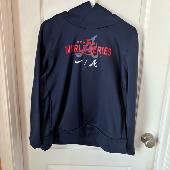 Other - 2021 Atlanta Braves World Series Hoodie Youth XL Baseball Sweater Sweatshirt 342